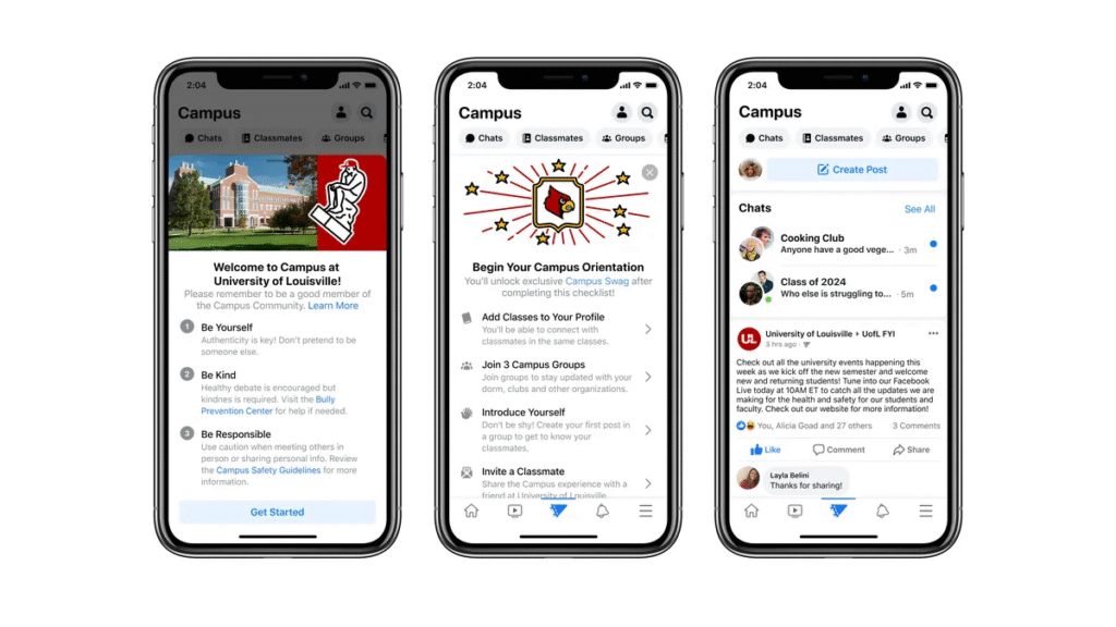facebook prospect student community
